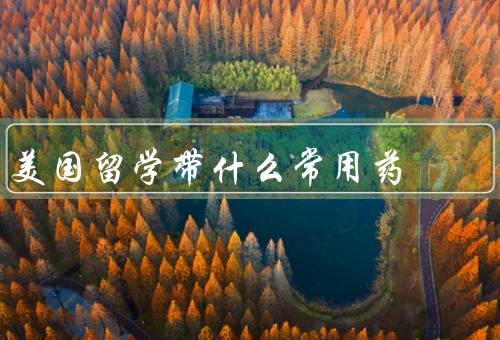美国留学带什么常用药，常见感冒药、常备止痛药、胃肠道药品