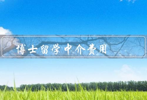 博士留学中介费用，构成、合理性、如何选择中介机构