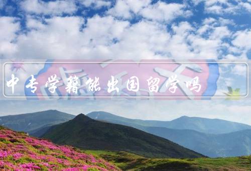 中专学籍能出国留学吗（限制／解决办法／建议）