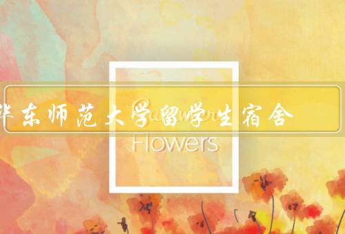 华东师范大学留学生宿舍，设施／环境／管理