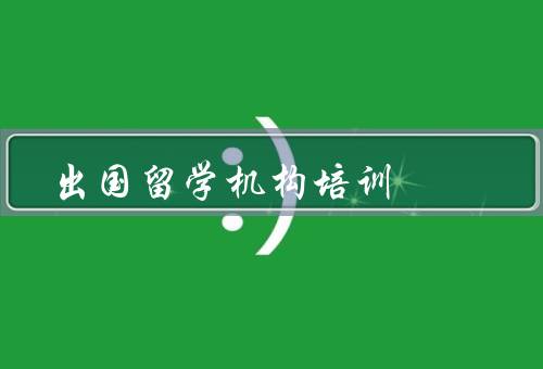 出国留学机构培训，专业指导、文书写作指导、全程支持