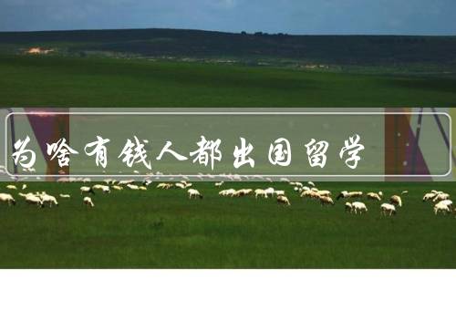 为啥有钱人都出国留学，提供更好的教育资源／开拓国际视野