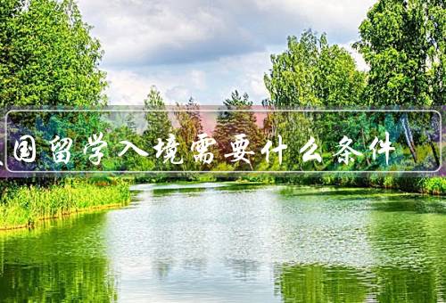 美国留学入境需要什么条件，申请材料、签证、财务能力