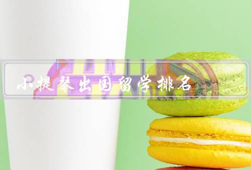 小提琴出国留学排名（柯蒂斯音乐学院、茱莉亚音乐学院）