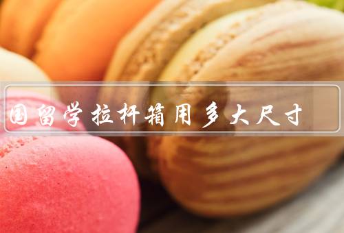 出国留学拉杆箱用多大尺寸（合适的尺寸能够提高出行便利性）