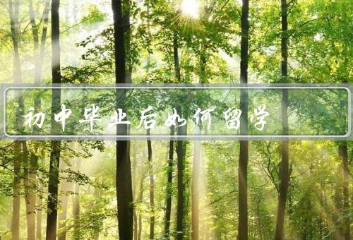 初中毕业后如何留学（适合的留学目标／提前做好准备工作）