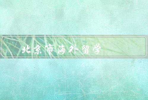 北京市海外留学中心，留学生招募／生活支持／学术支持