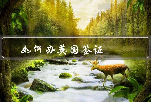 如何办英国签证（准备申请材料／在线申请签证／递交申请材料并面试）