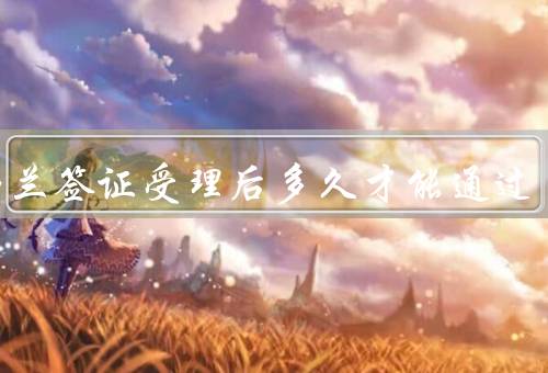新西兰签证受理后多久才能通过，签证类型影响处理时间
