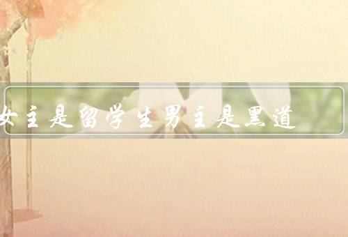 女主是留学生男主是黑道（女主角的留学生活／男主角的黑道身份）