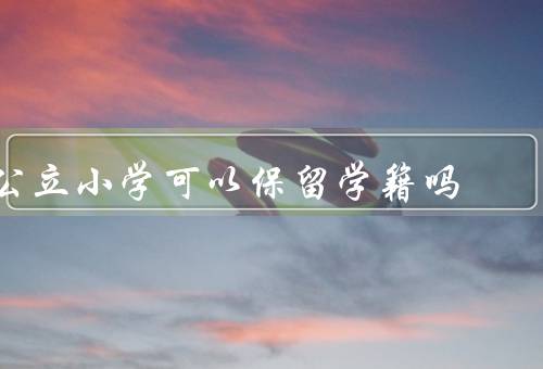 公立小学可以保留学籍吗（意义、实施方式、推广与展望）