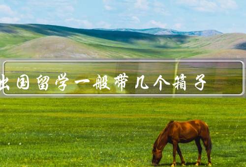 出国留学一般带几个箱子，行李限制、个人需求、合理安排