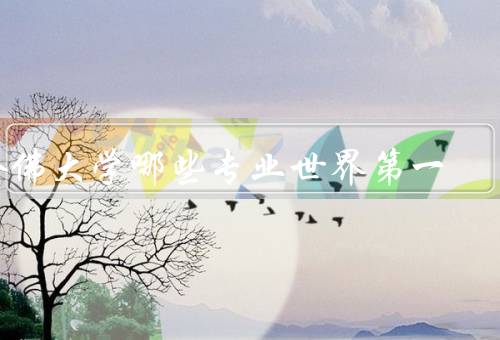 哈佛大学哪些专业世界第一（医学、法学、商学）