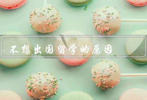 不想出国留学的原因（个人原因／家庭原因／国家原因）