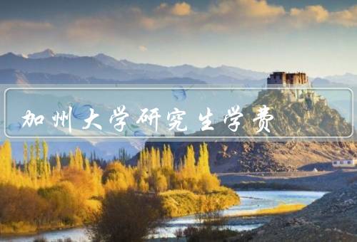 加州大学研究生学费，研究生的构成／减免和奖学金政策