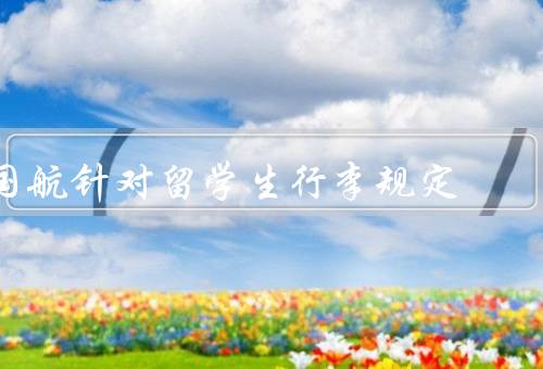 国航针对留学生行李规定，行李限制、特殊待遇、建议与总结