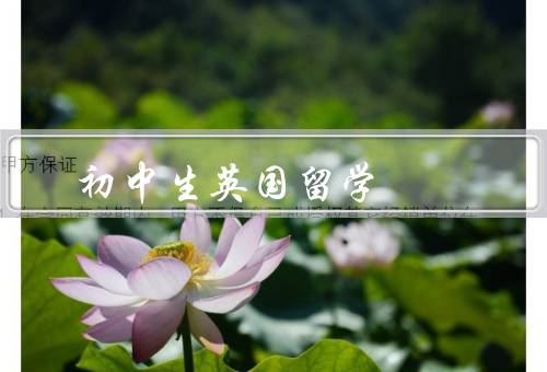 初中生英国留学，学习／生活／文化交流