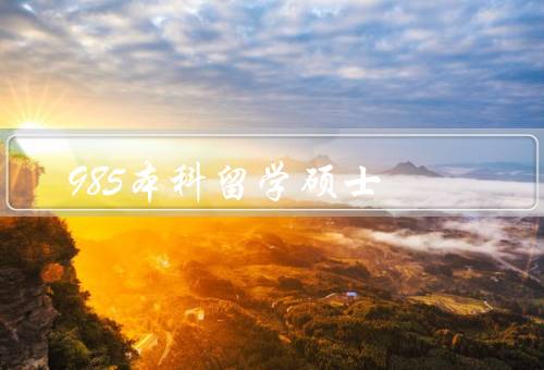 985本科留学硕士，背景、优势、挑战