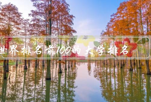 世界排名前100的大学排名，依据／世界排名前100大学／意义