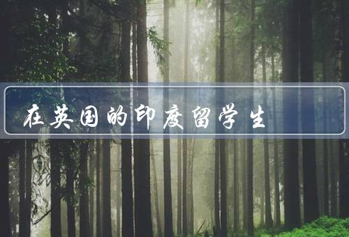 在英国的印度留学生（印度留学生的数量和背景／面临的挑战）