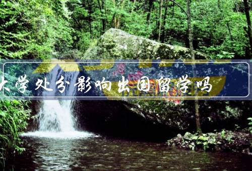大学处分影响出国留学吗，学业成绩受影响、品行评价遭质疑