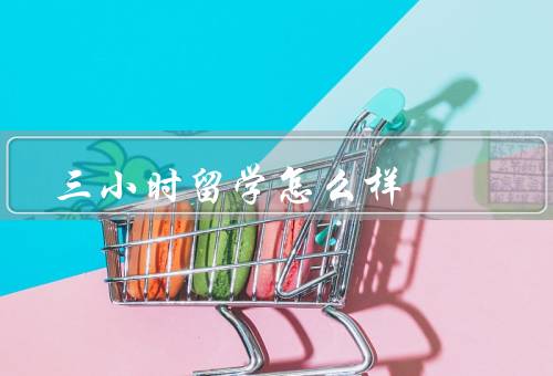 三小时留学怎么样，效果显著／时间管理能力提升／方法与技巧