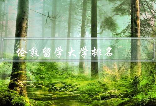 伦敦留学大学排名，排名／特点／选择考虑因素