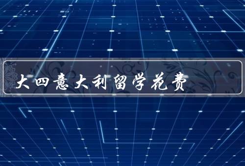 大四意大利留学花费，生活费／学费／旅行费