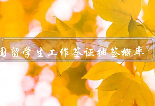 美国留学生工作签证抽签概率，申请数量、配额、个人条件