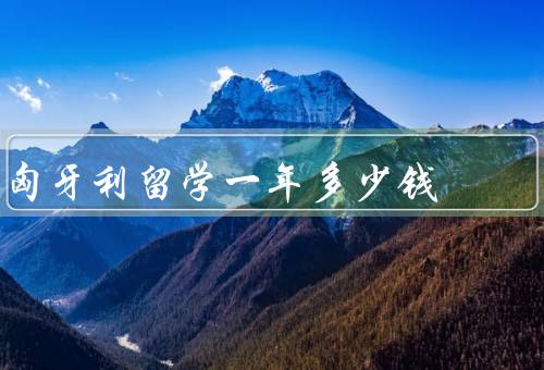 匈牙利留学一年多少钱（学费、生活费、其他杂费）