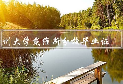 加州大学戴维斯分校毕业证（教育质量／毕业证的意义）