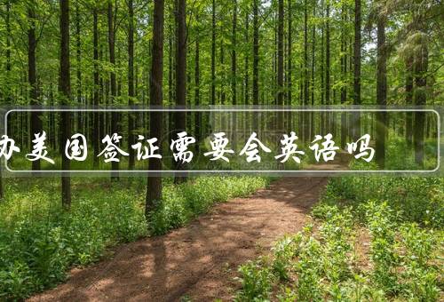 办美国签证需要会英语吗，背景调查／英语要求／建议
