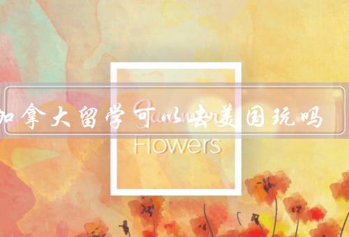 在加拿大留学可以去美国玩吗，签证要求／行程安排／注意事项