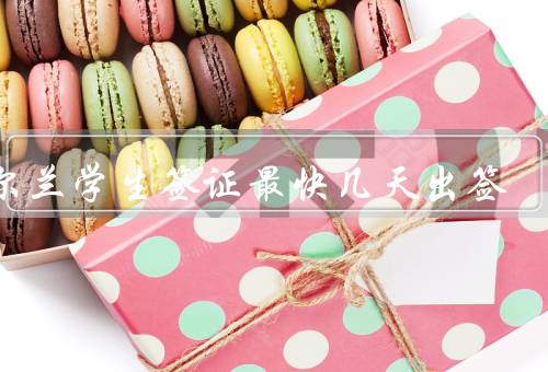 爱尔兰学生签证最快几天出签（爱尔兰学生签证的申请程序）