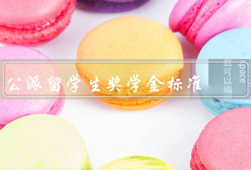 国家公派留学生奖学金标准，奖学金资助标准／条件／流程