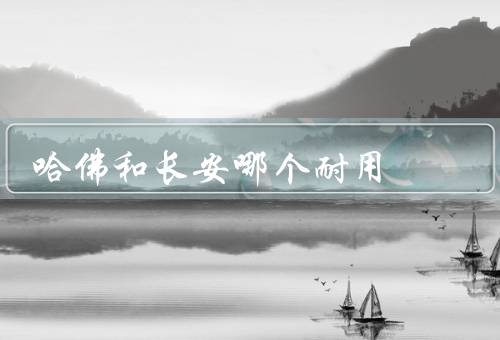 哈佛和长安哪个耐用（哈佛／长安／结论）
