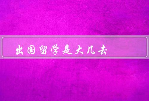 出国留学是大几去（提升学术水平／跨文化交流／个人成长与独立）