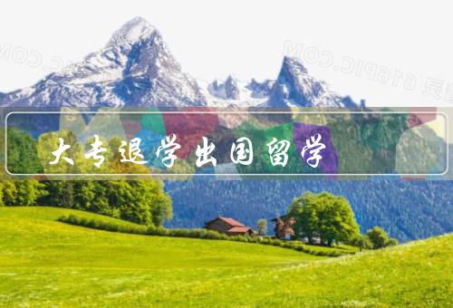 大专退学出国留学（原因、好处、挑战）