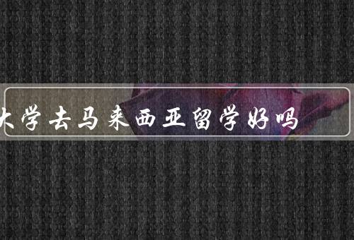 大学去马来西亚留学好吗（学习环境／文化交流／就业前景）