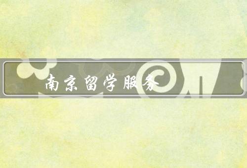 南京留学服务中心，提供服务、优势、成就