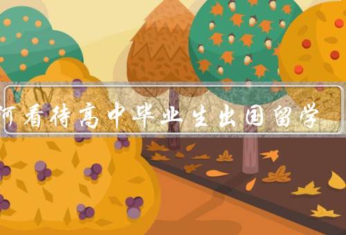 如何看待高中毕业生出国留学（出国留学的机遇与挑战）