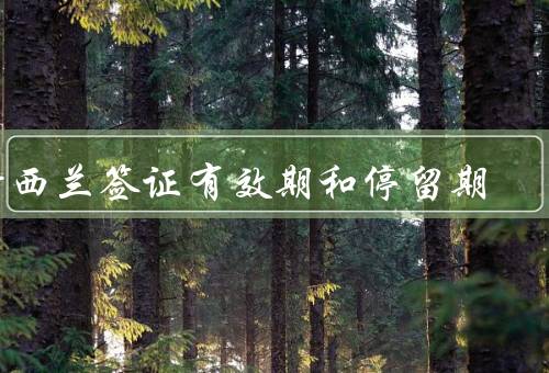 新西兰签证有效期和停留期，有效期、停留期、总结
