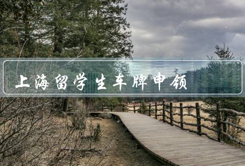 上海留学生车牌申领，车牌申领条件／申领流程／注意事项