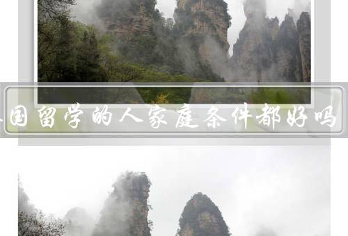 去英国留学的人家庭条件都好吗，留学费用高昂