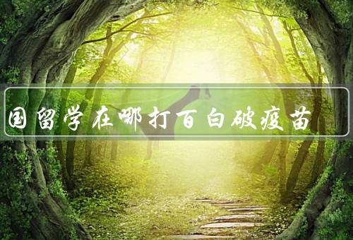 出国留学在哪打百白破疫苗（重要性、打具体地点、注意事项）