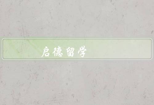 启德留学白皮书（需求分析、申请指南、市场前景展望）