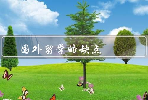 国外留学的缺点（语言障碍、文化冲击、经济压力）