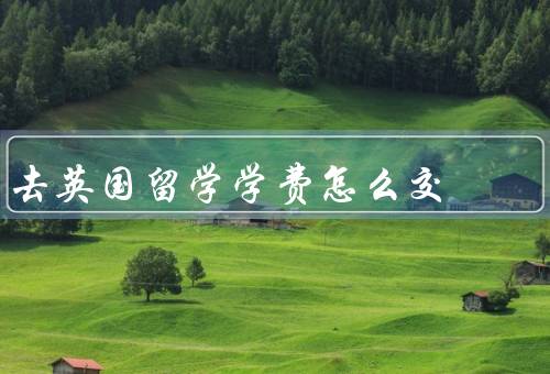 去英国留学学费怎么交，学费支付方式／支付渠道／奖学金和助学金