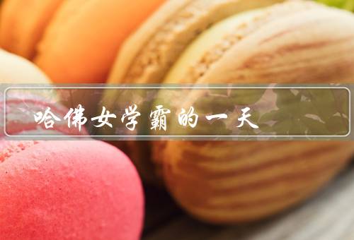 哈佛女学霸的一天（早晨的开始、紧张的课堂、自习和研究）