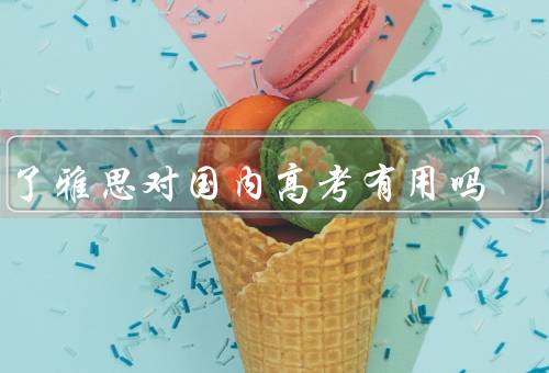 学了雅思对国内高考有用吗，英语水平／学科知识／综合素养
